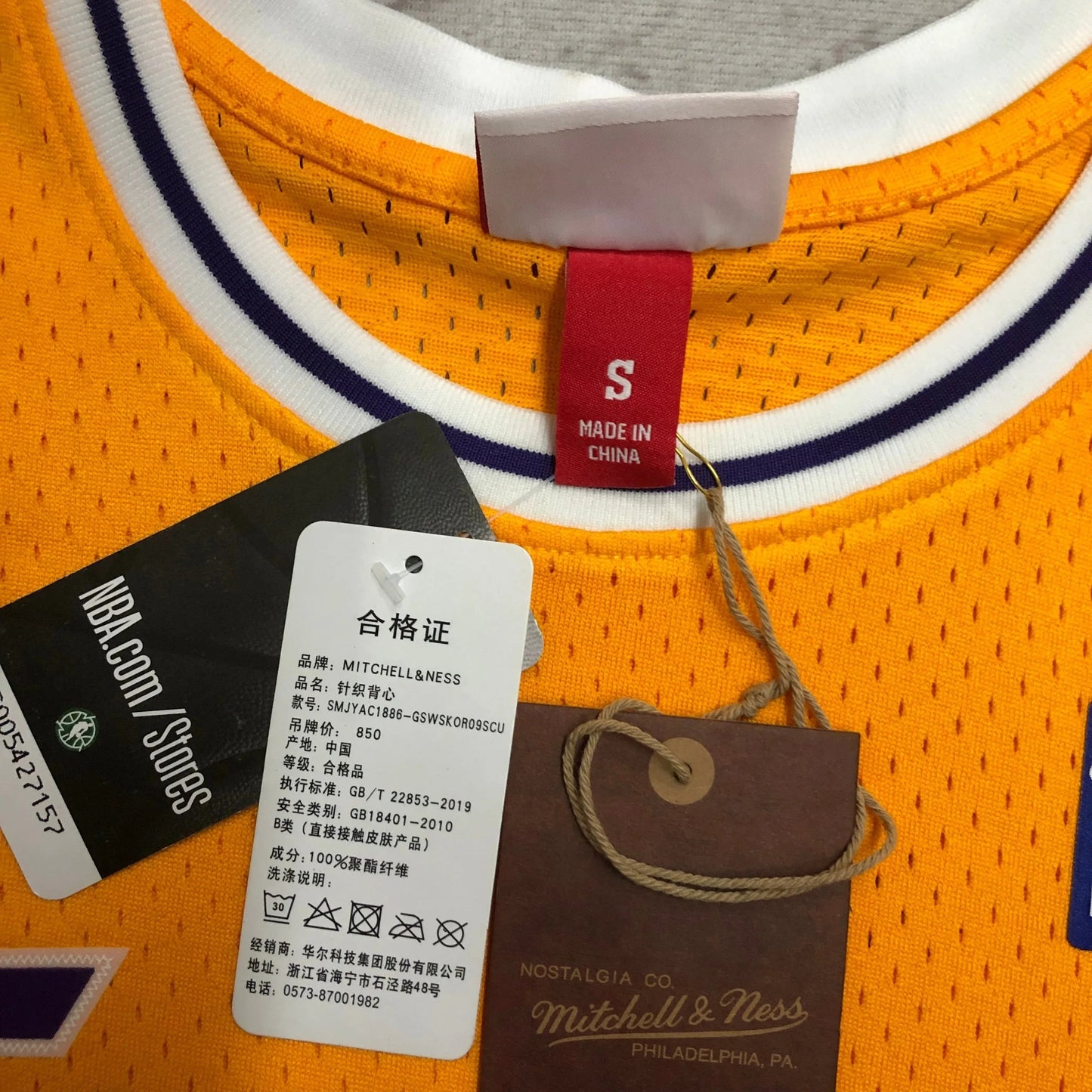 Swingman Los Angeles Lakers Mitchell & Ness Hardwood Classics 1996/97 Jersey