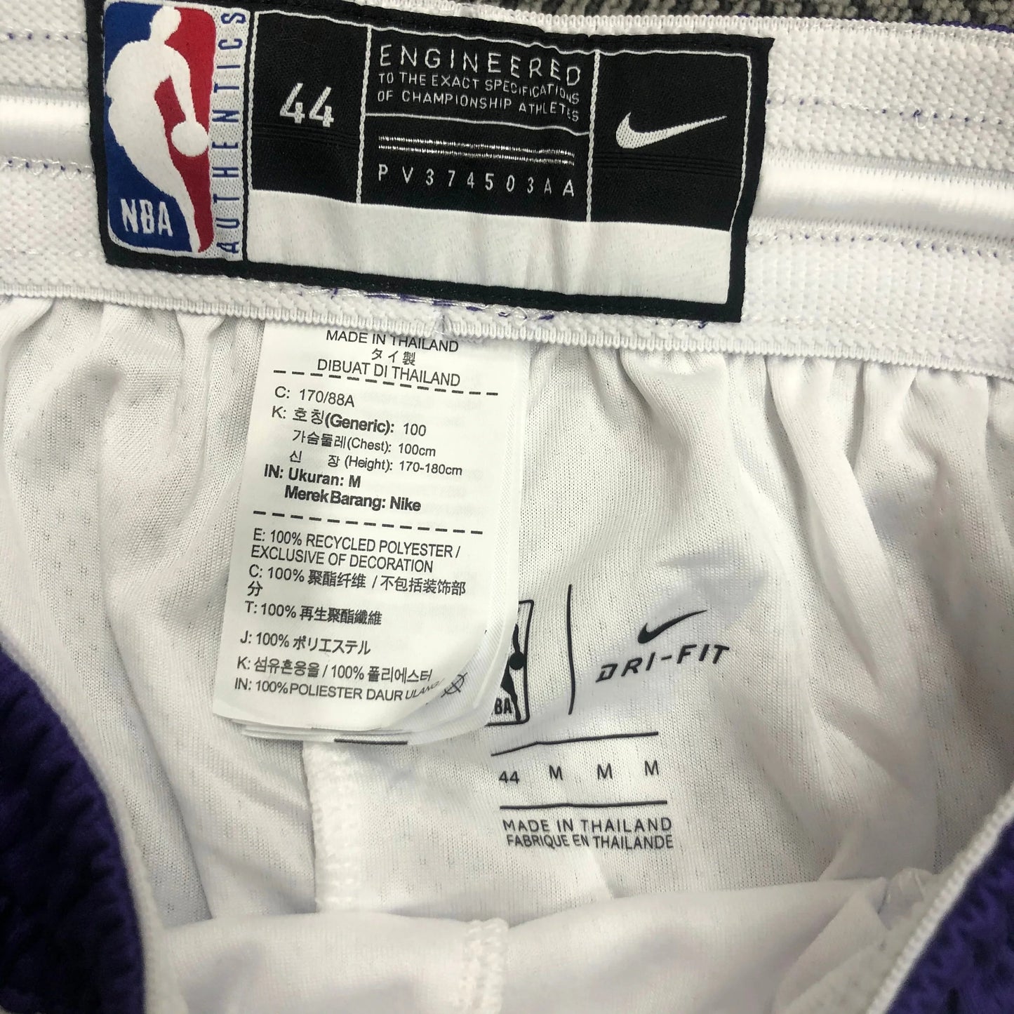 Los Angeles Lakers Association Edition Shorts