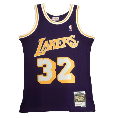 Swingman Los Angeles Lakers Mitchell & Ness Hardwood Classics 1984/85 Purple Jersey