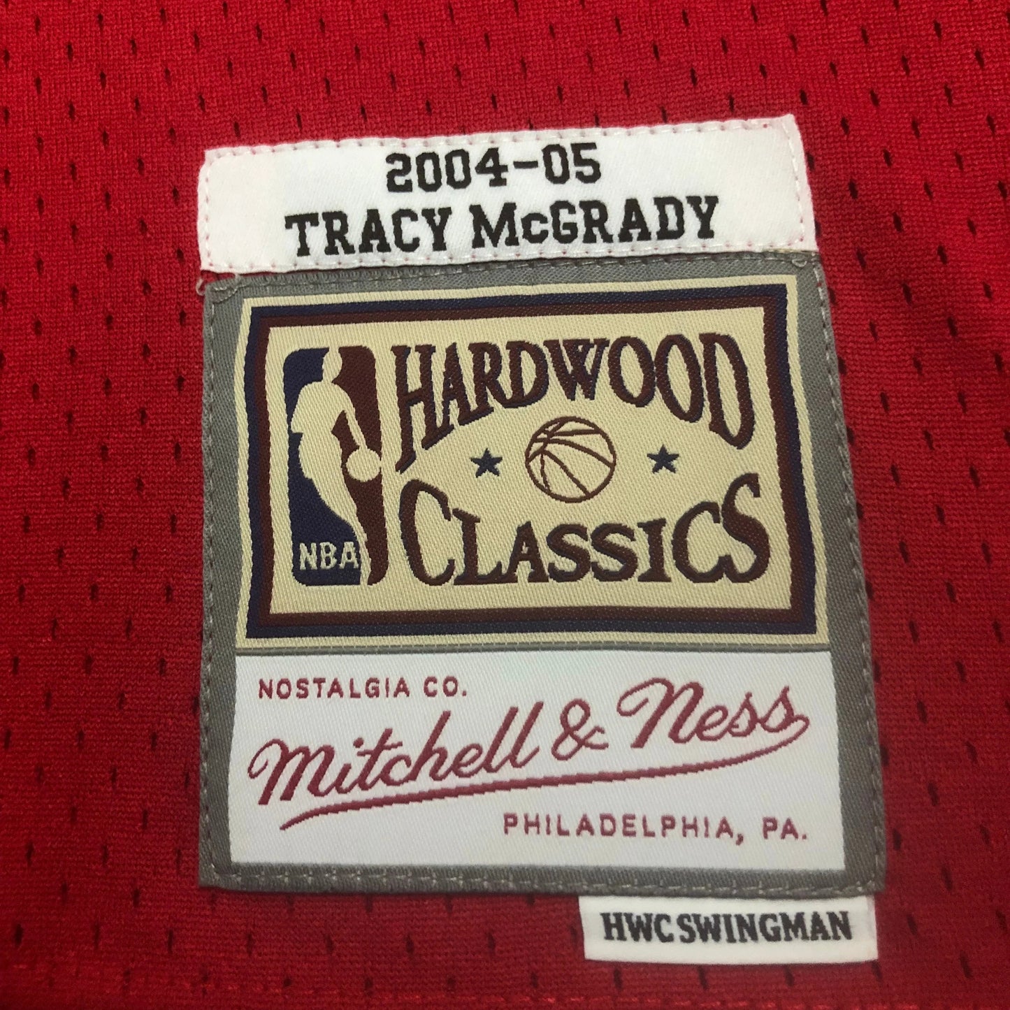 Swingman Houston Rockets Mitchell & Ness Hardwood Classics 2004/05 Jersey
