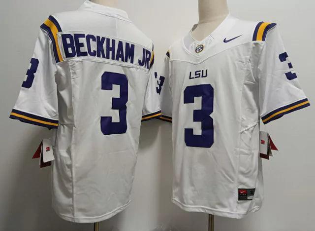 NCAA LSU Tigers White Jersey