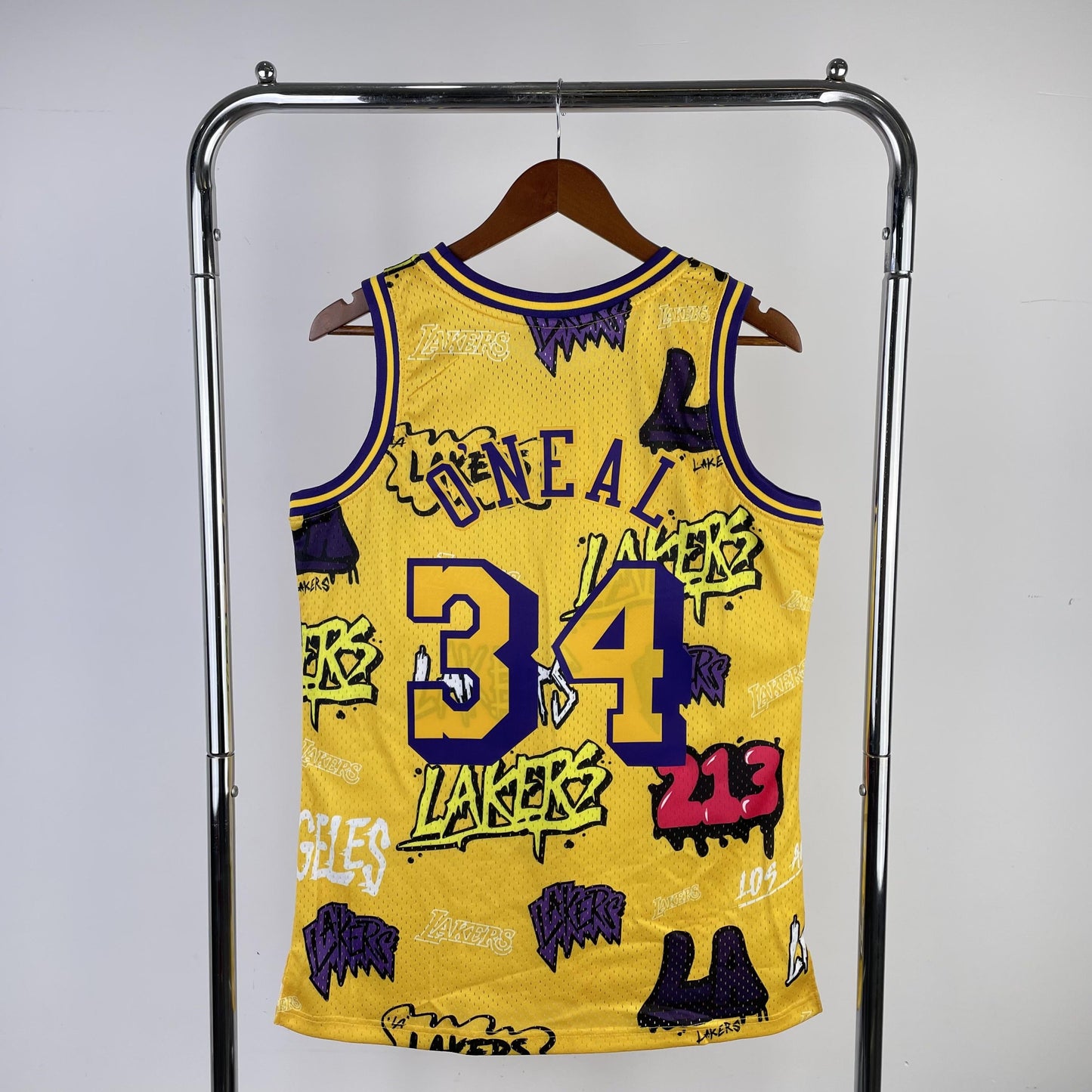Swingman Slap Sicker Los Angeles Lakers Mitchell & Ness 1996/97 Jersey