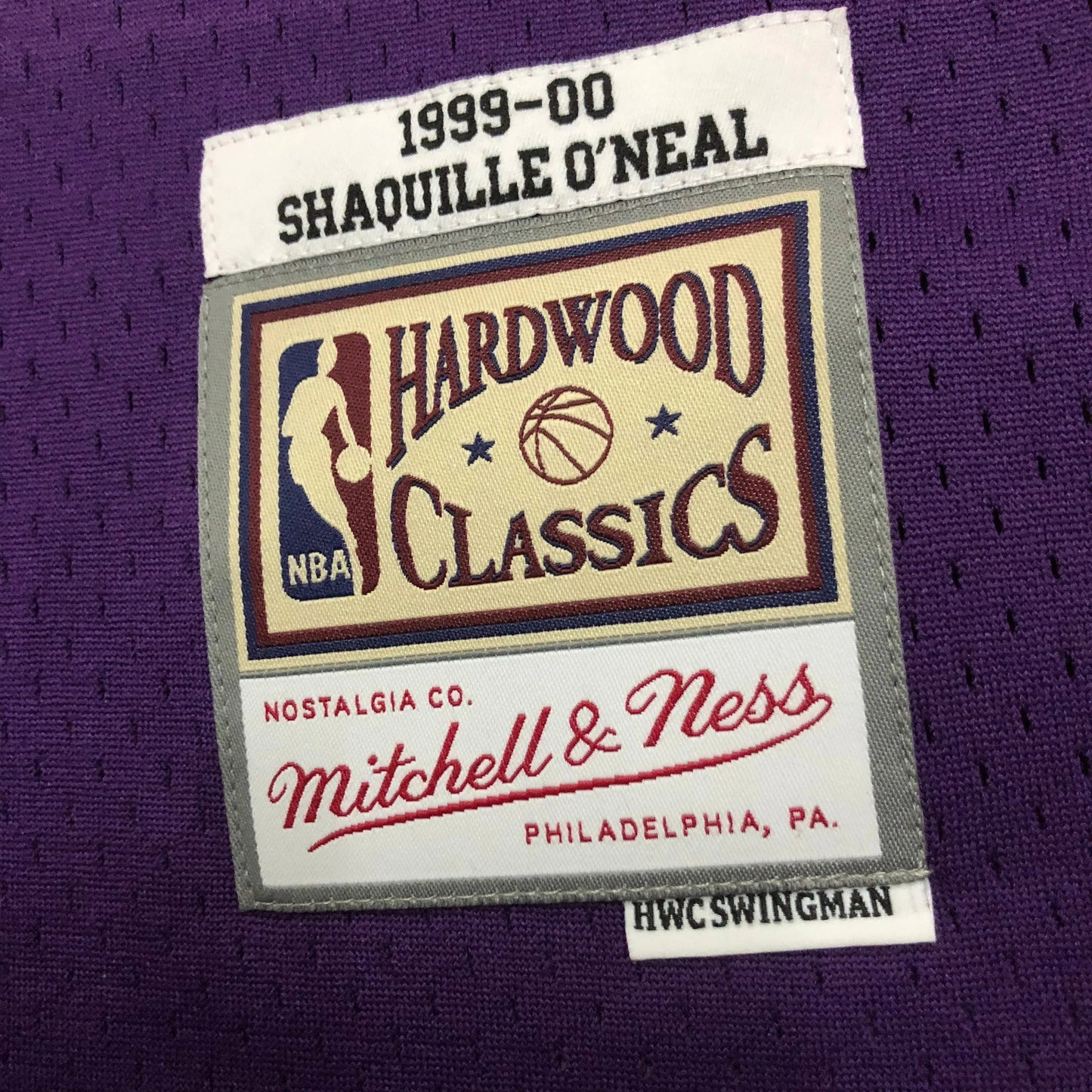 Swingman Los Angeles Lakers Mitchell & Ness Hardwood Classics 1999/00 Purple Jersey