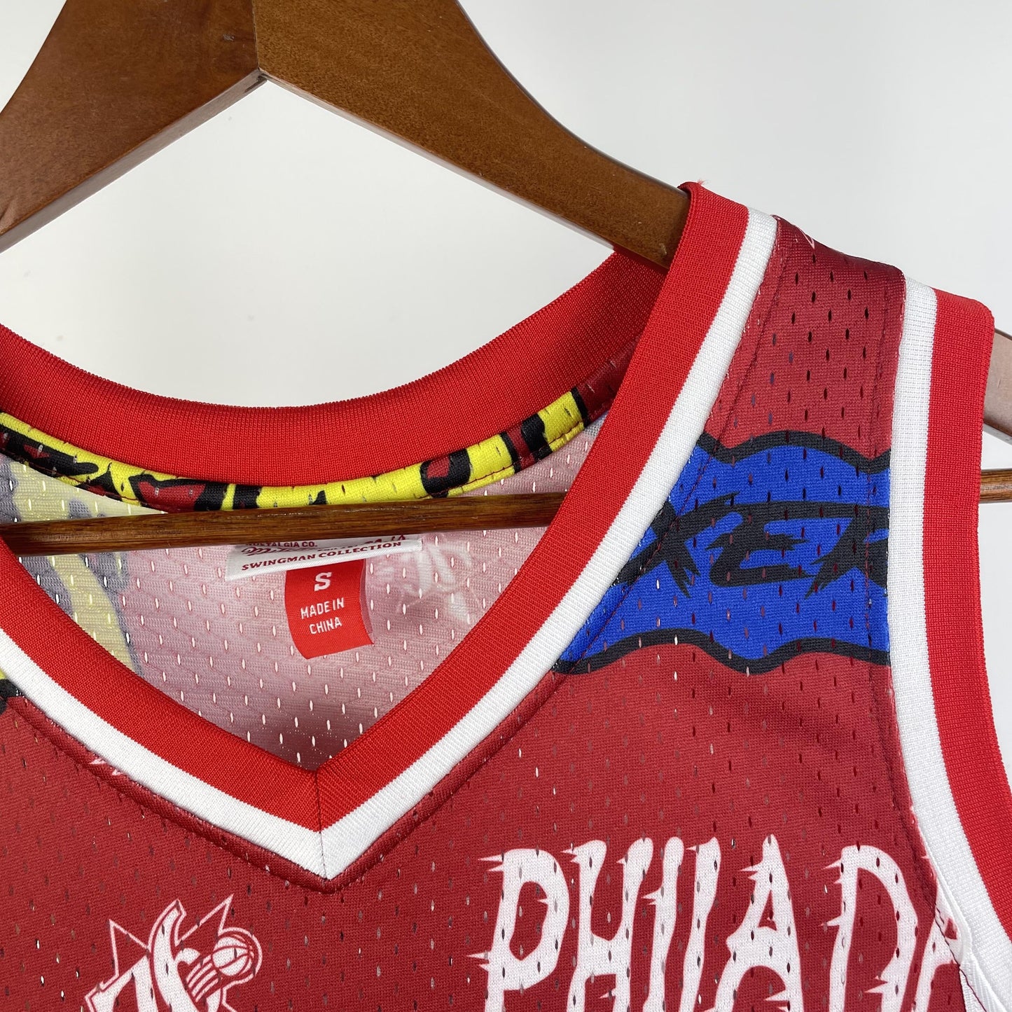Swingman Slap Sicker Philadelphia 76ers Mitchell & Ness 1996/97 Jersey