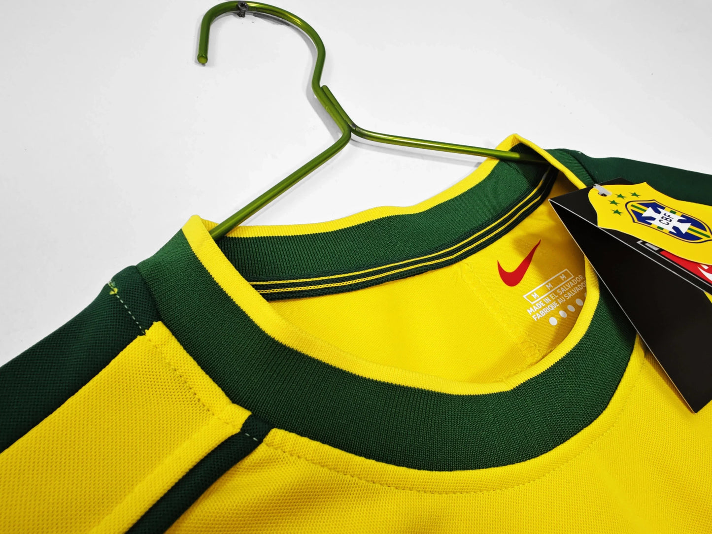 Brazil 1996/97 Home Retro Long Sleeve Shirt