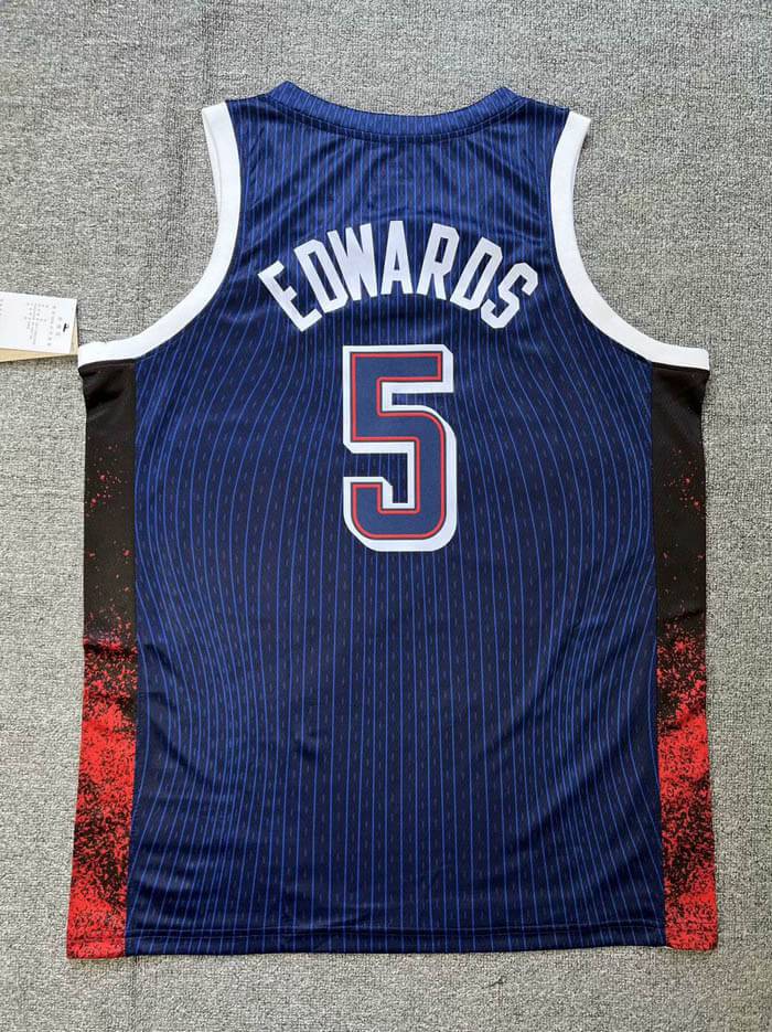 USA Team Olympics Paris 2024 Dream Team Blue Jersey