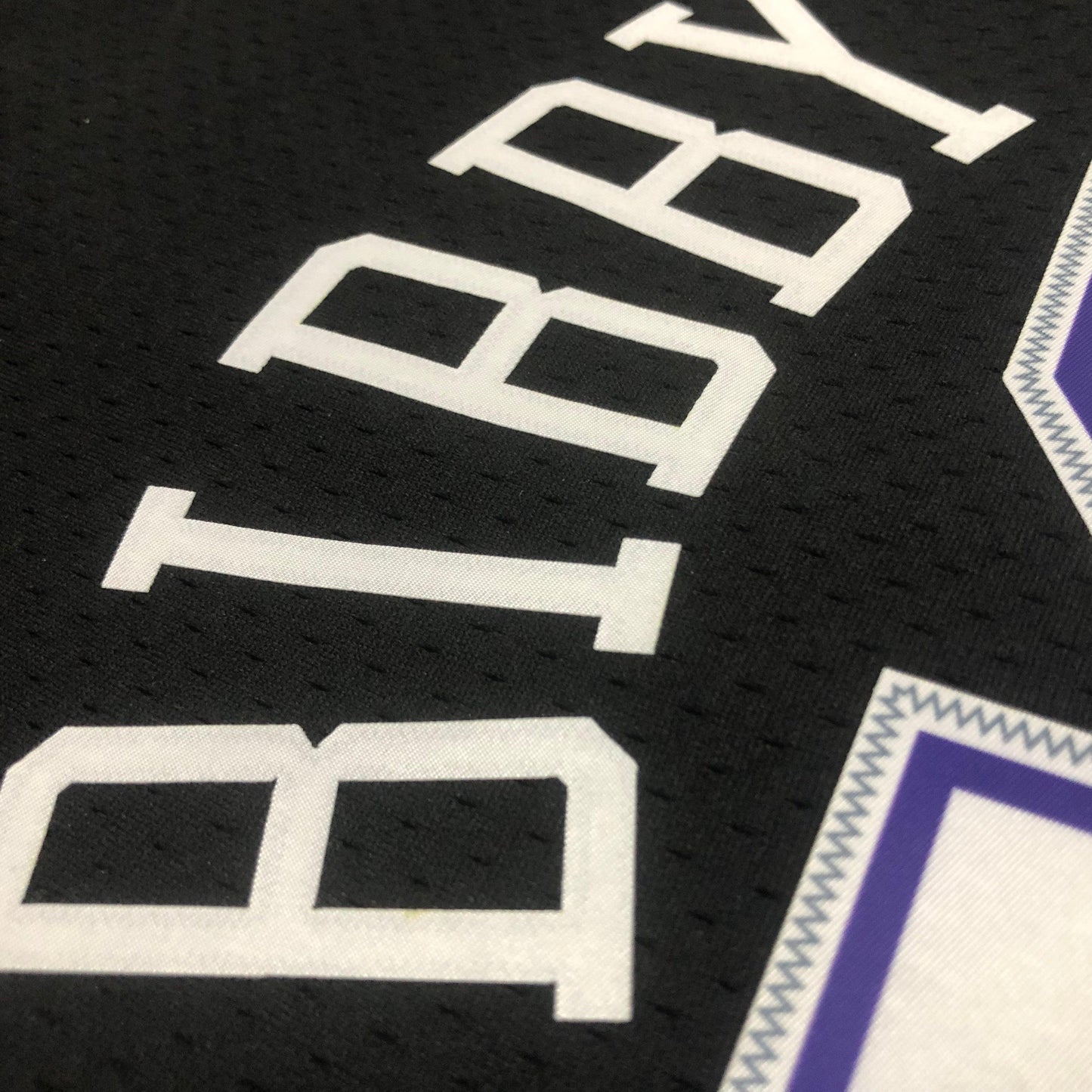 Swingman Sacramento Kings Mitchell & Ness Hardwood Classics 2001/02 Black Jersey