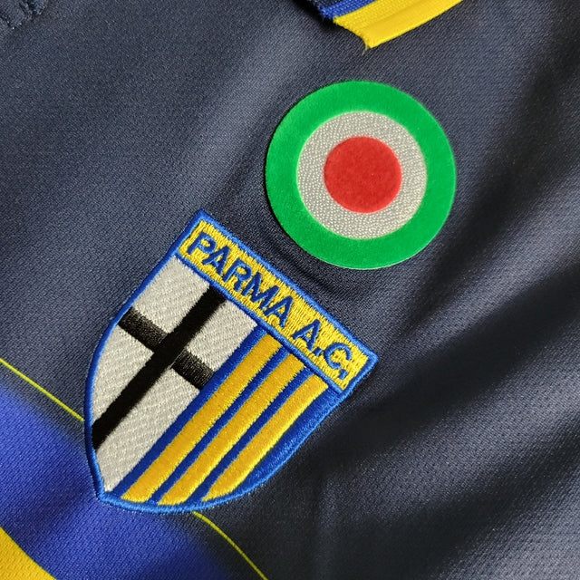 Parma Away 99/00 Parmalat Retro Dark Blue Shirt