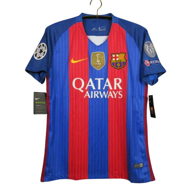 Barcelona 2016/17 Retro Messi #10 (Patches) Shirt