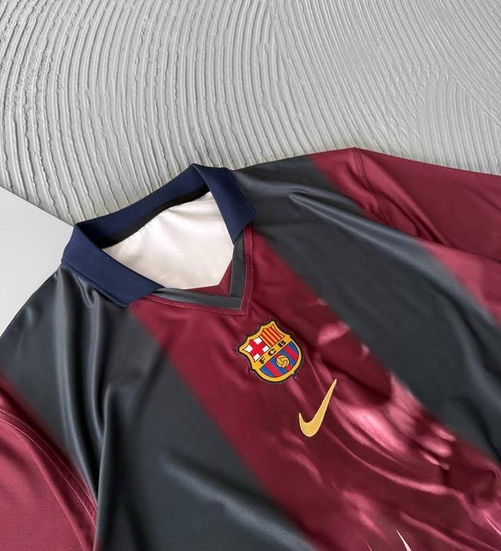 CJ x Barcelona Retro 2000/01 Home Skeleton Jersey