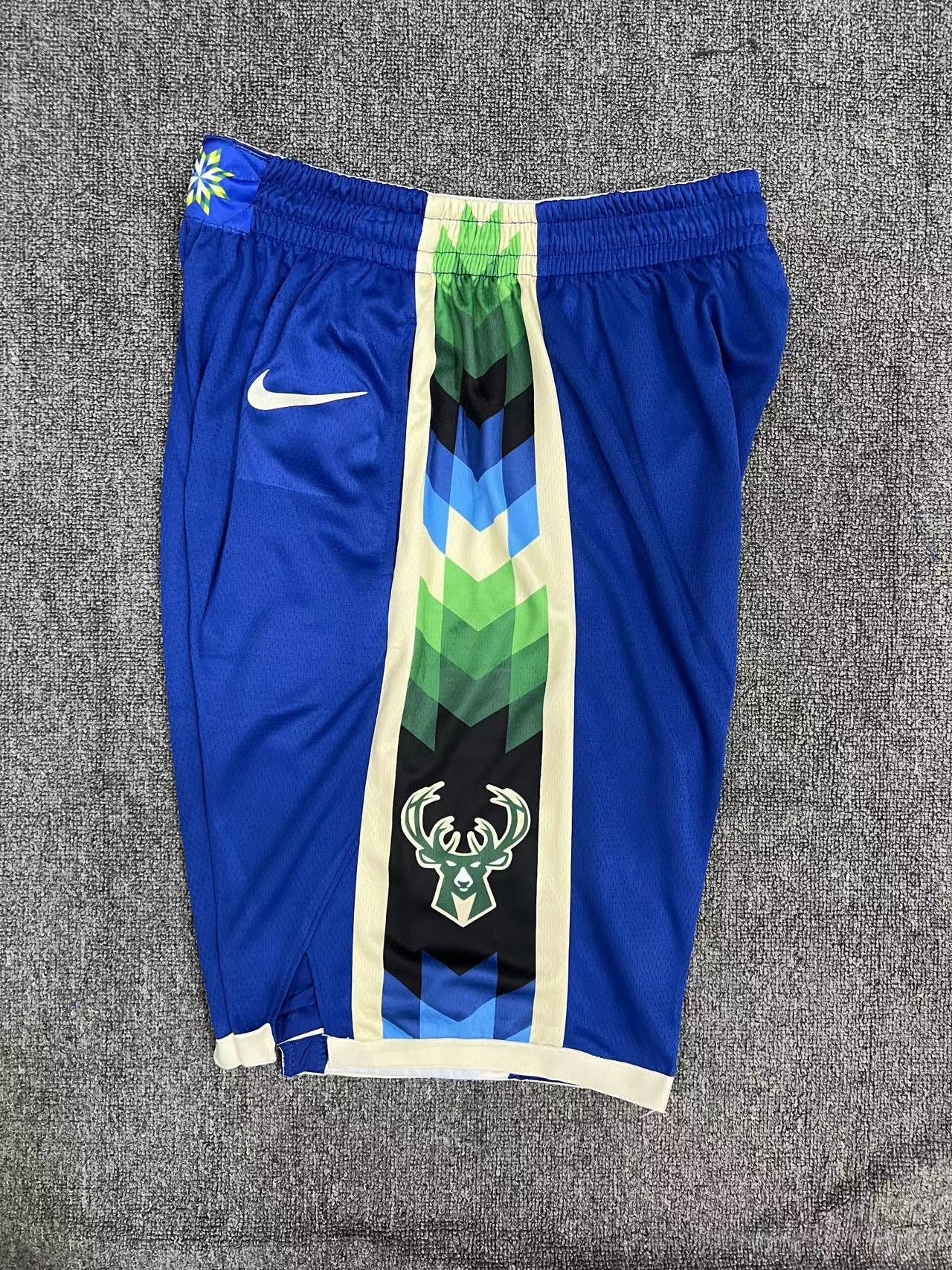 Milwaukee Bucks Nets City Edition Shorts 22/23