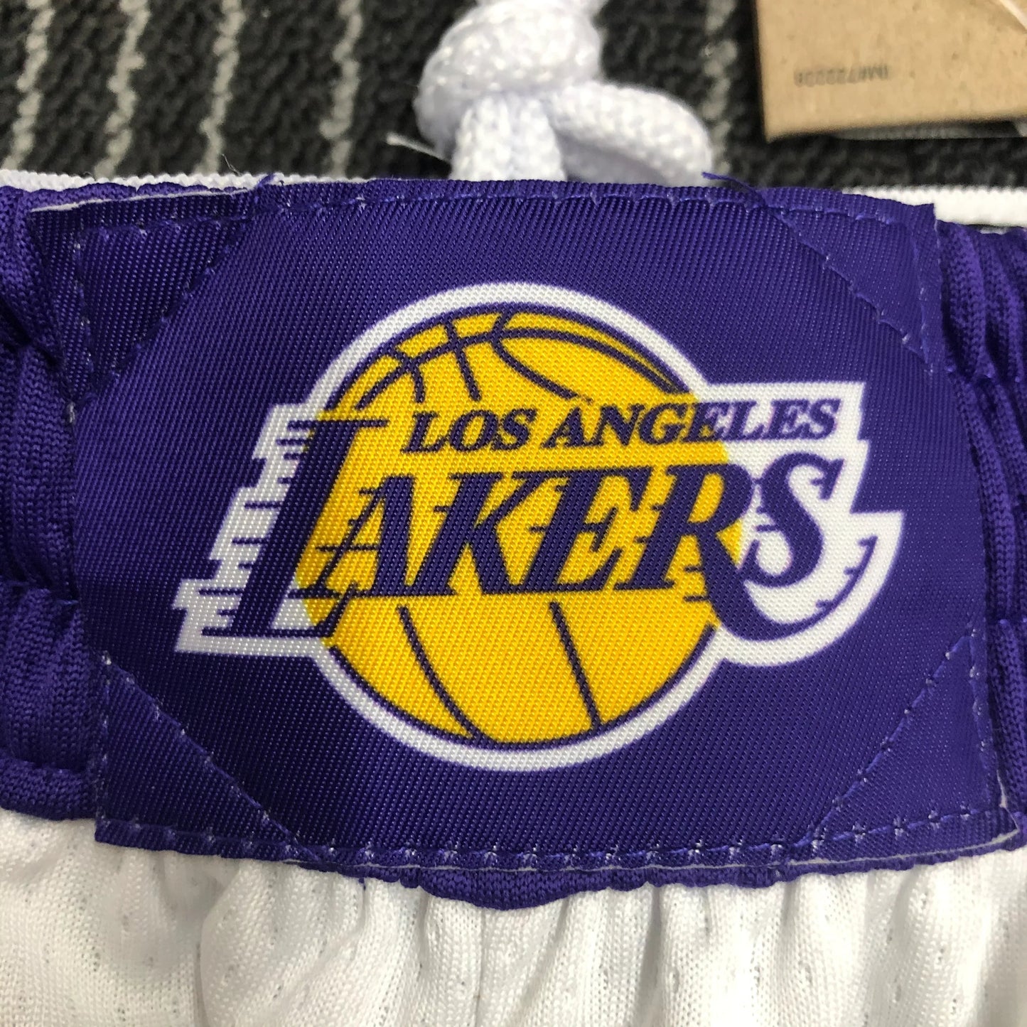 Los Angeles Lakers Association Edition Diamond 75th Shorts