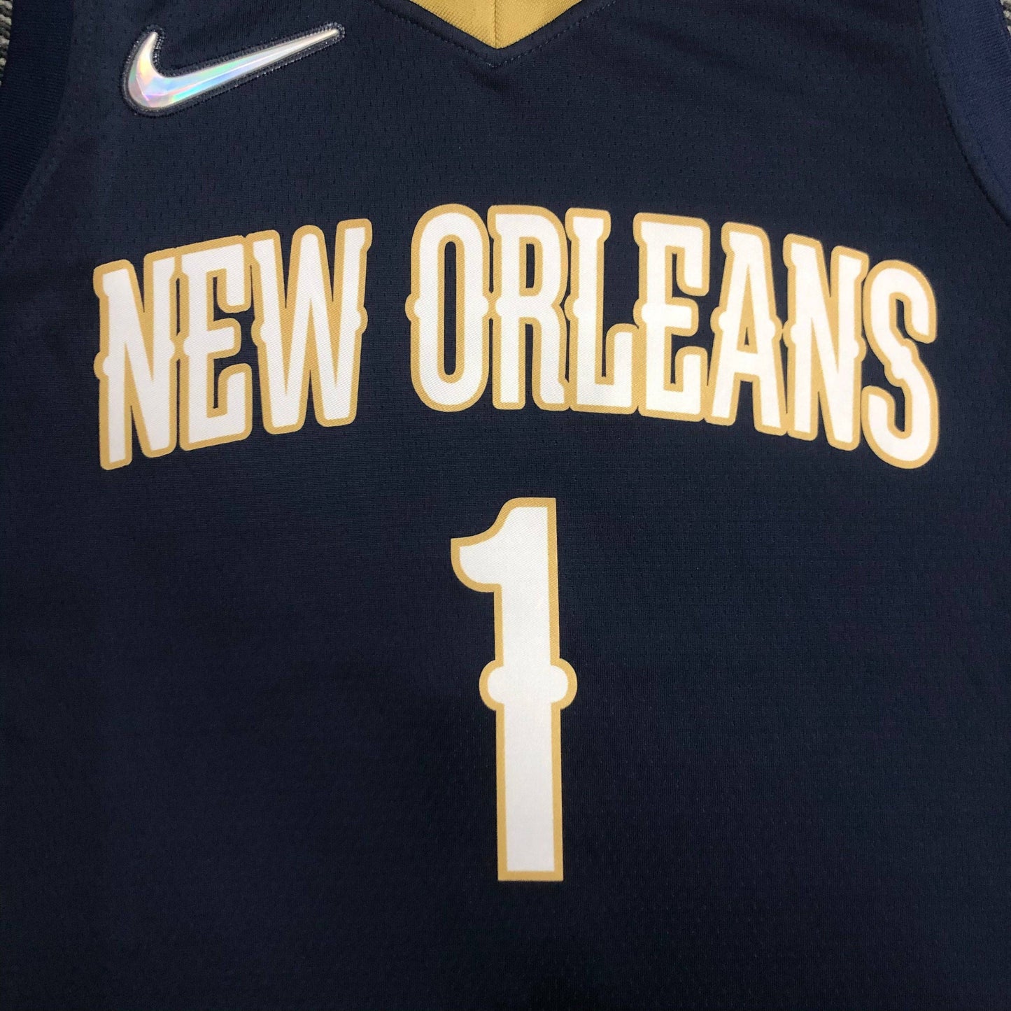 New Orleans Pelicans Icon Edition Diamante 75th Jersey