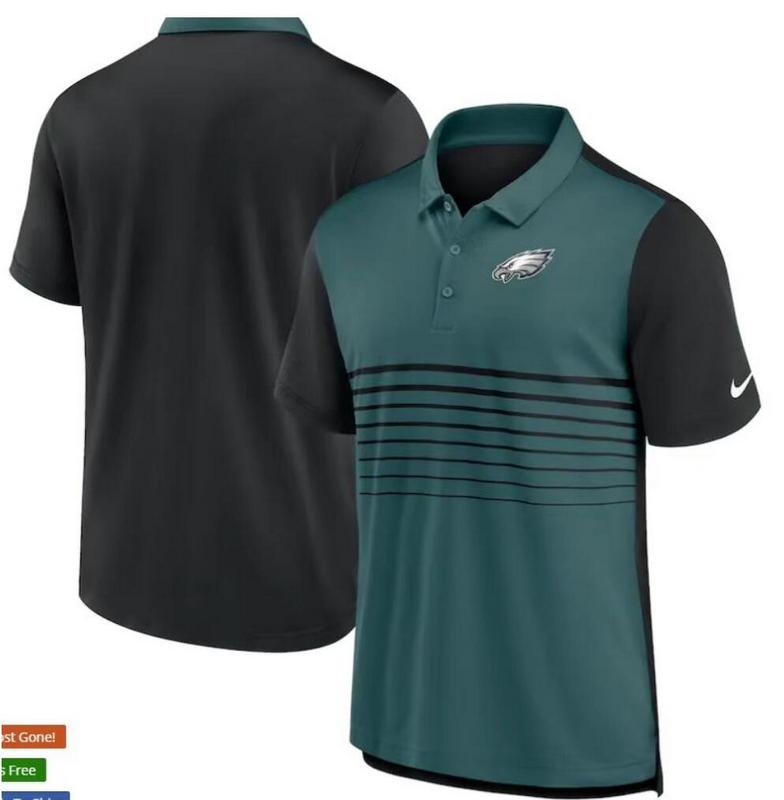 Philadelphia Eagles Green/Black Polo