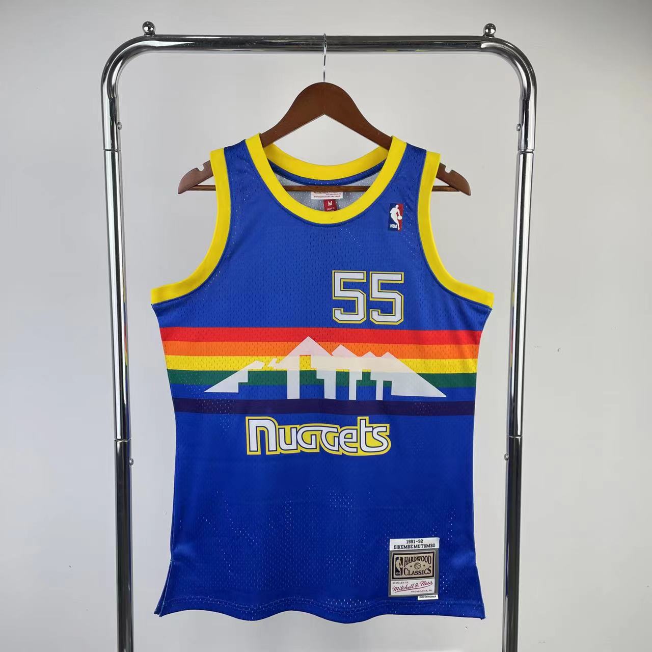 Swingman Denver Nuggets Mitchell & Ness Hardwood Classics 1991/92 Blue Jersey