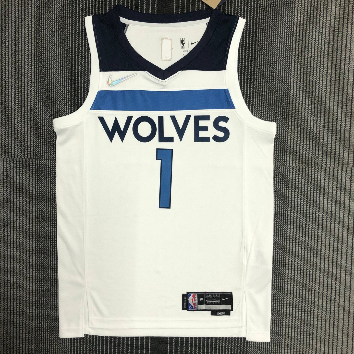 Minnesota Timberwolves Association Edition Diamante 75th Jersey
