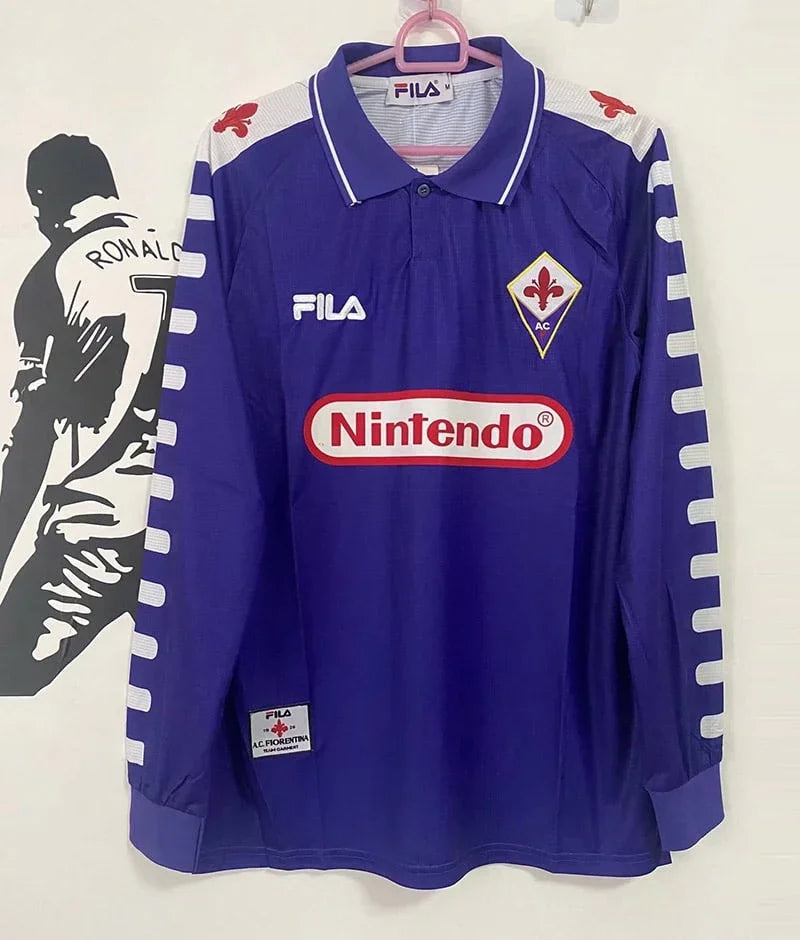 Fiorentina 1998∕99 Retro Long Sleeve Shirt