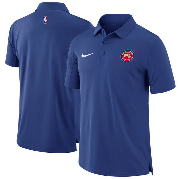 Detroit Pistons Blue Polo