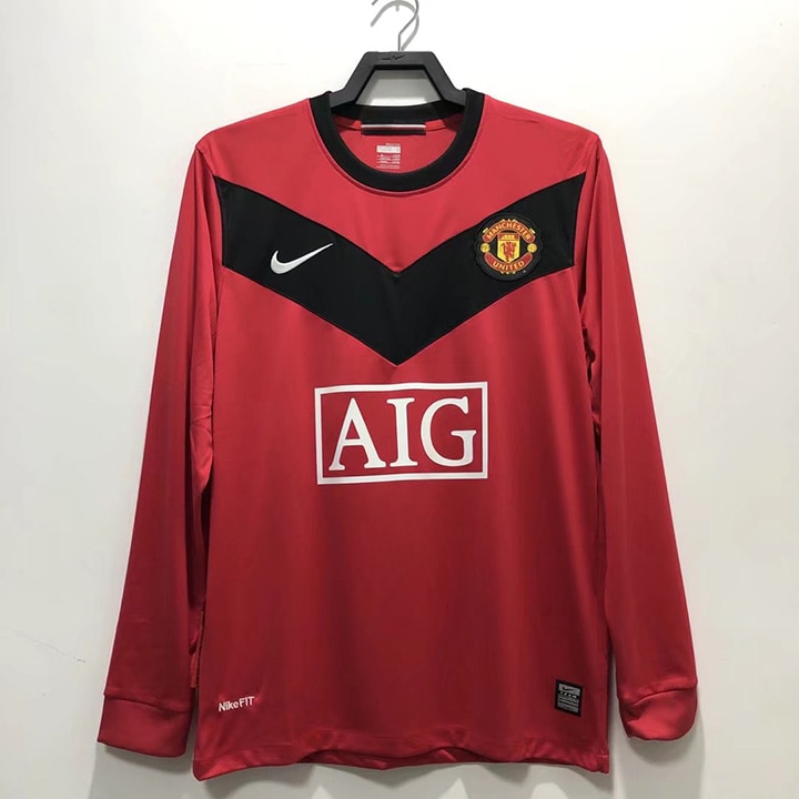 Manchester United 2010 Home Retro Long Sleeve Shirt
