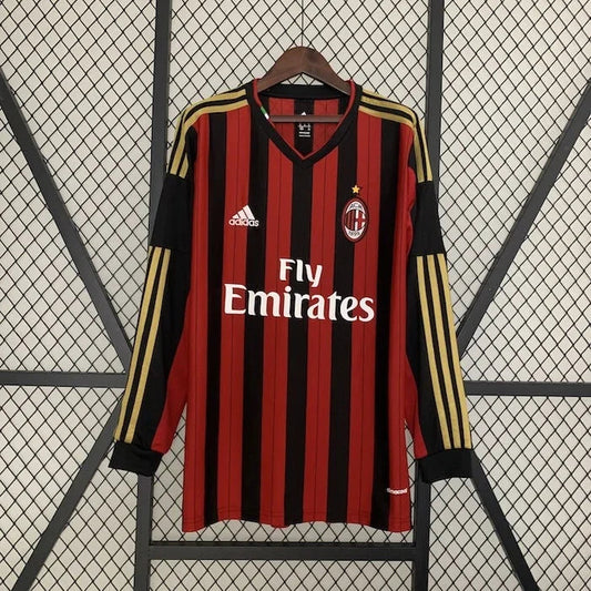 AC Milan 2013/14 Home Retro Long Sleeve Shirt
