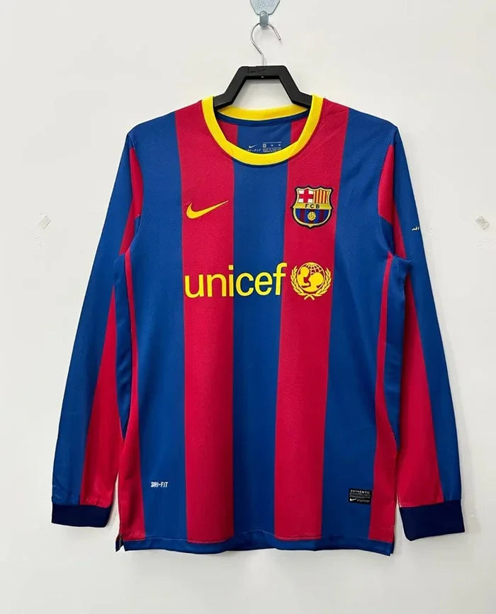 Barcelona 2010/11 Retro Long Sleeve Shirt