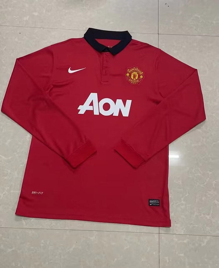 Manchester United 13/14 Home Retro Long Sleeve Shirt