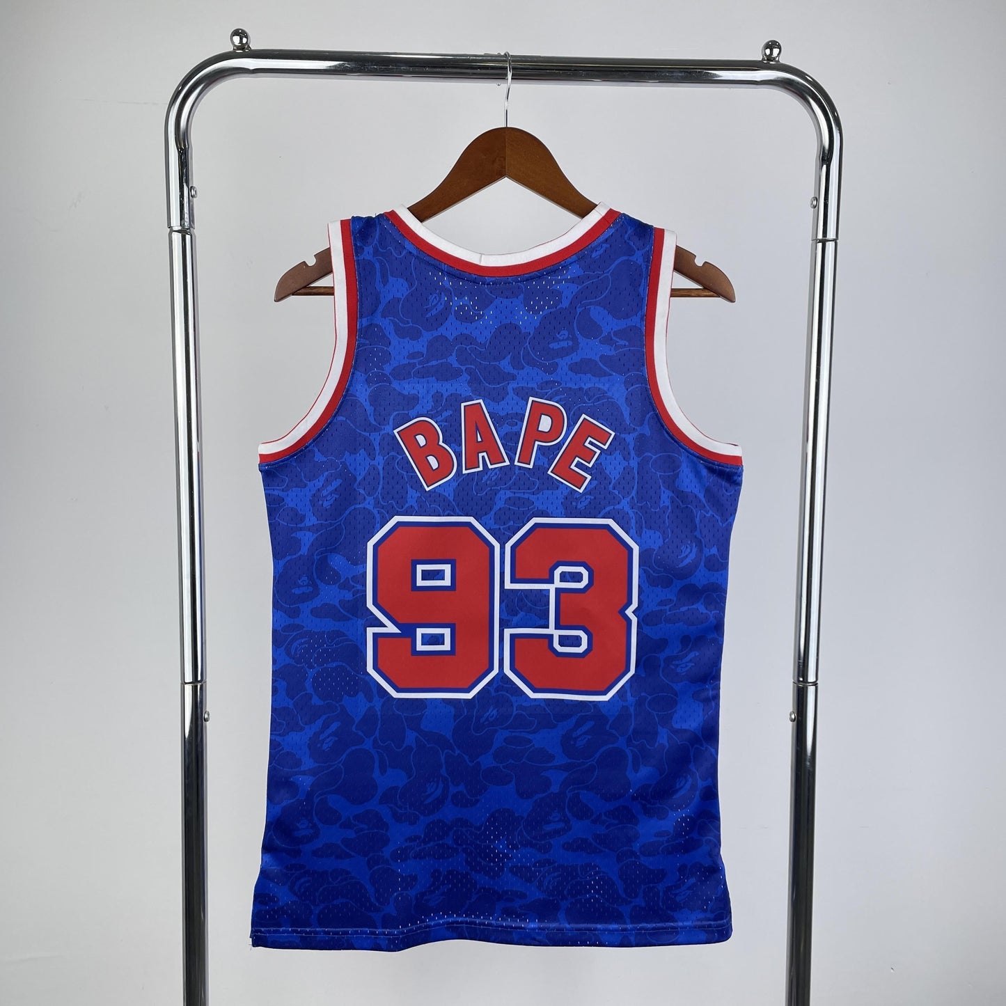 Swingman BAPE x Brooklyn Nets Mitchell & Ness Hardwood Classics 1983 Jersey
