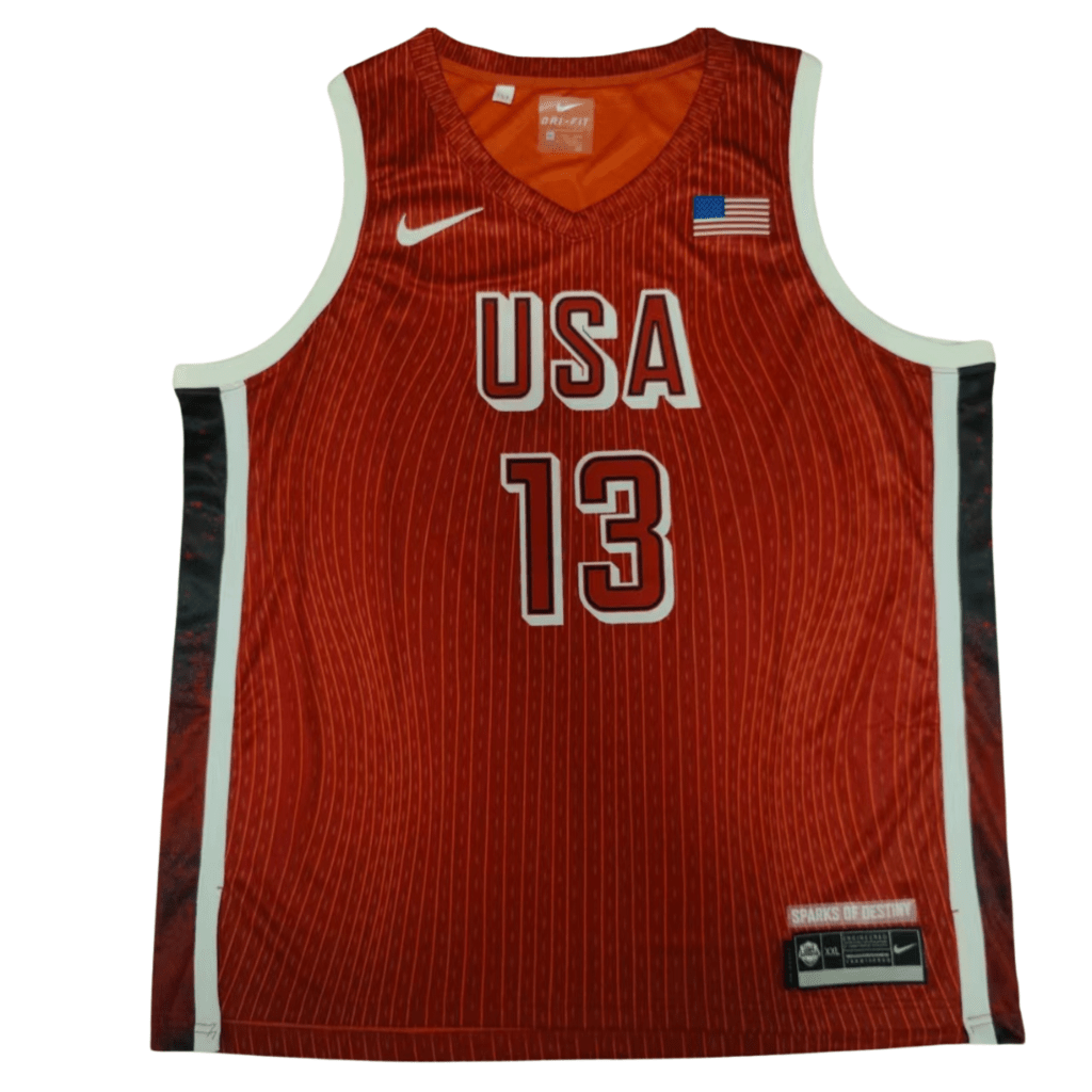 EUA Olympics Paris 2024 Dream Team Red Jersey