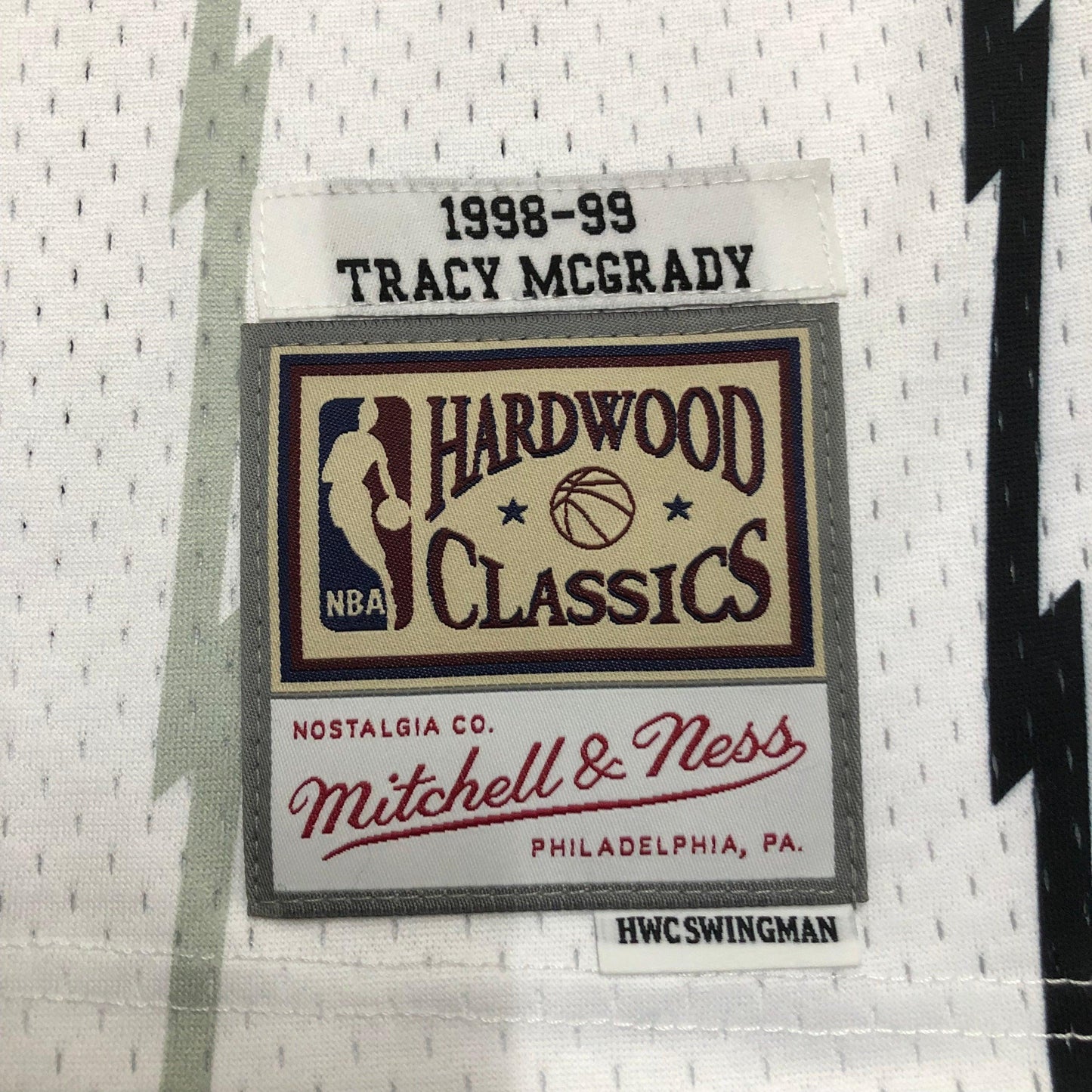 Swingman Toronto Raptors Mitchell & Ness Hardwood Classics 1998/99 White Jersey