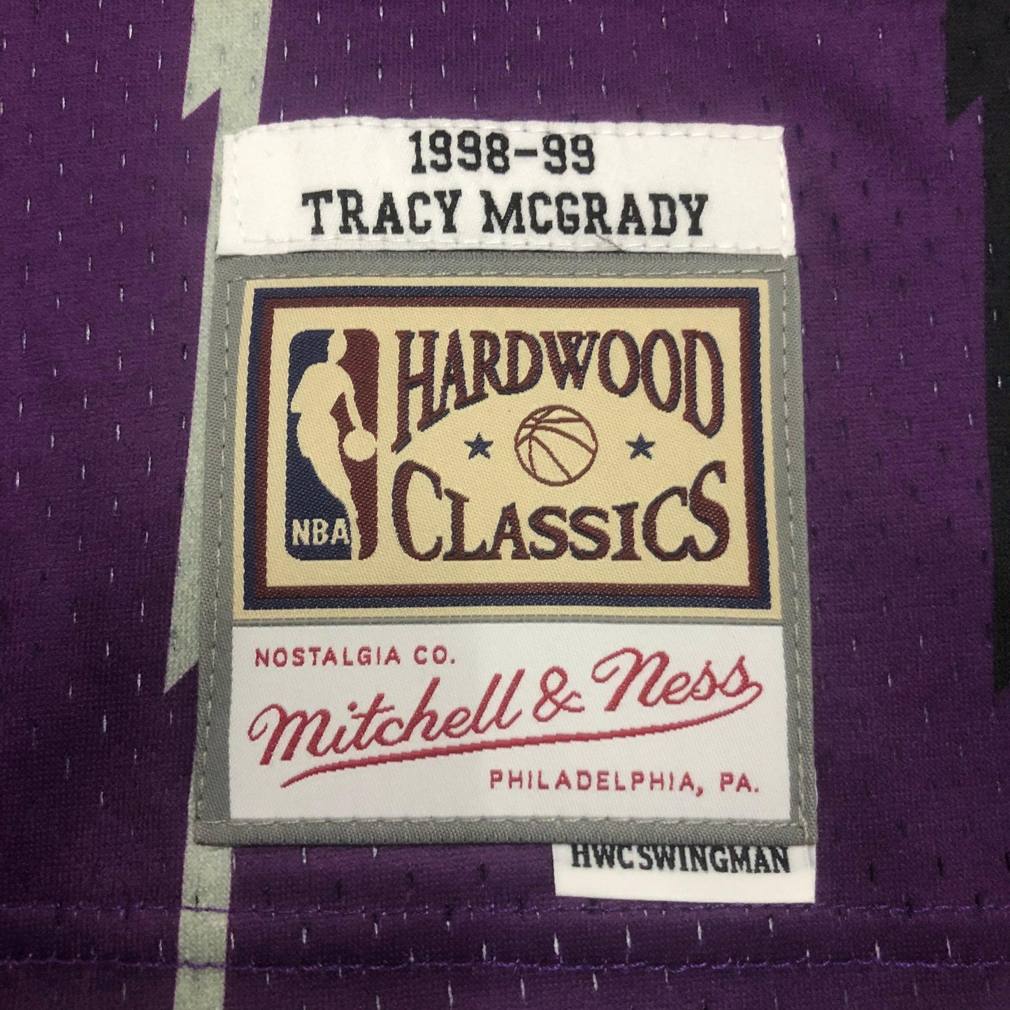 Swingman Toronto Raptors Mitchell & Ness Hardwood Classics 1998/99 Purple Jersey