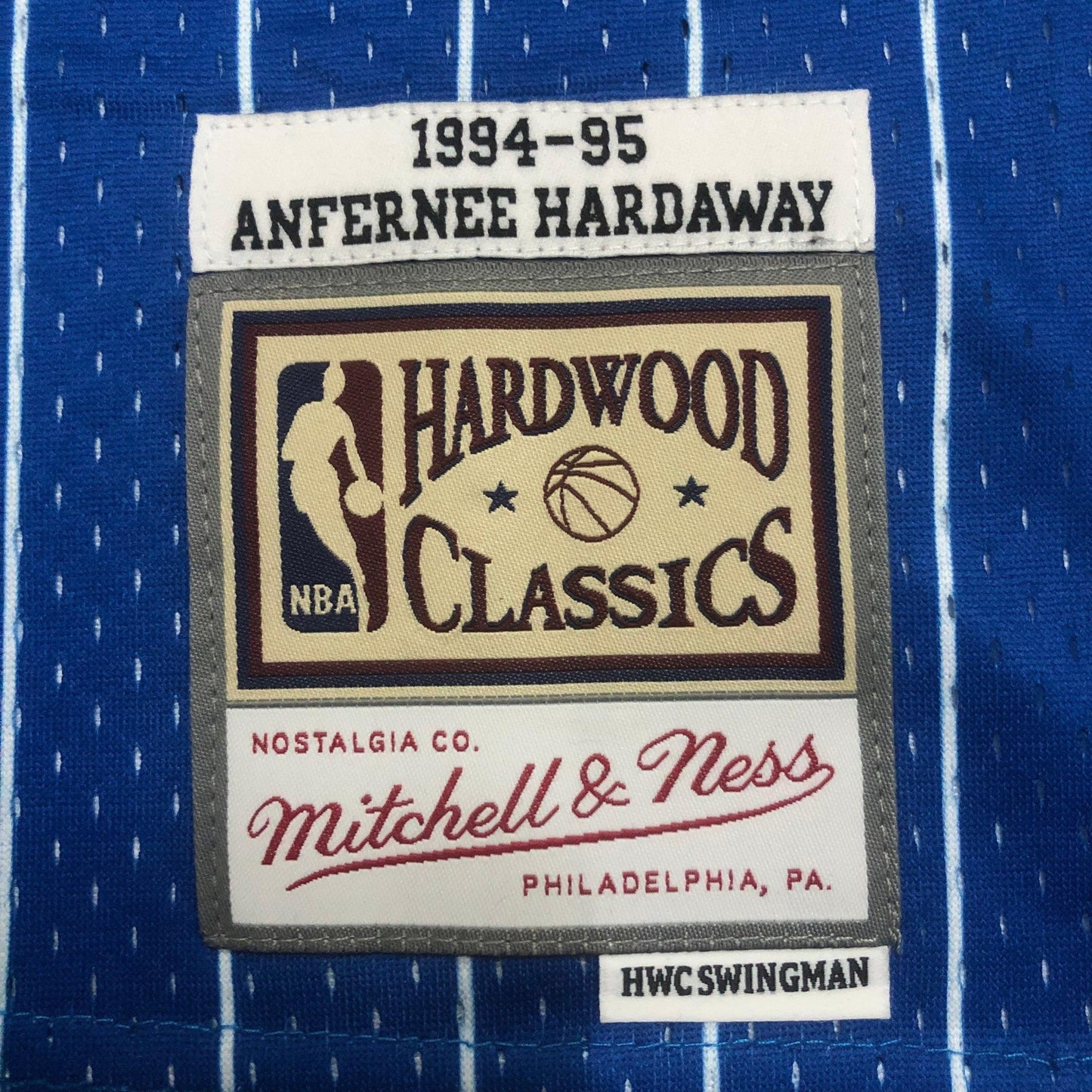 Swingman Orlando Magic Mitchell & Ness Hardwood Classics 1994/95 Blue Jersey