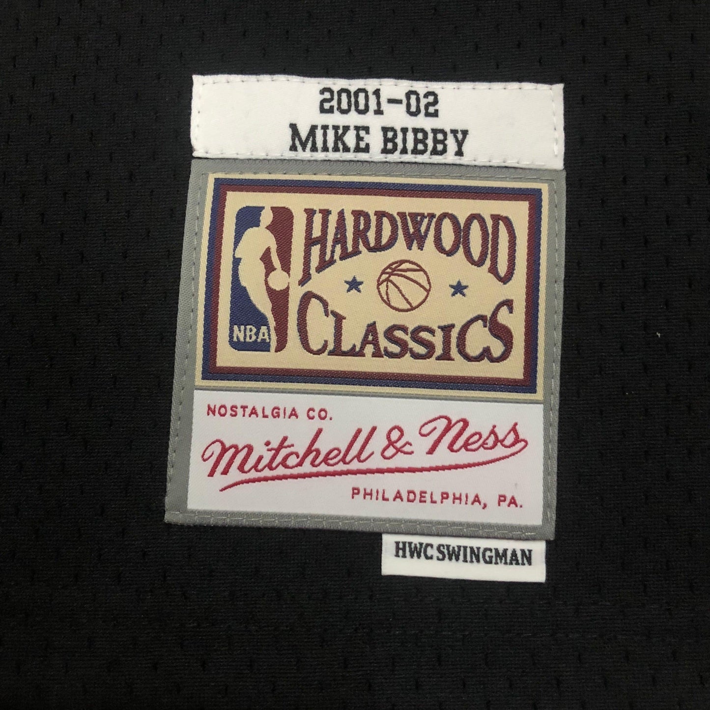 Swingman Sacramento Kings Mitchell & Ness Hardwood Classics 2001/02 Black Jersey