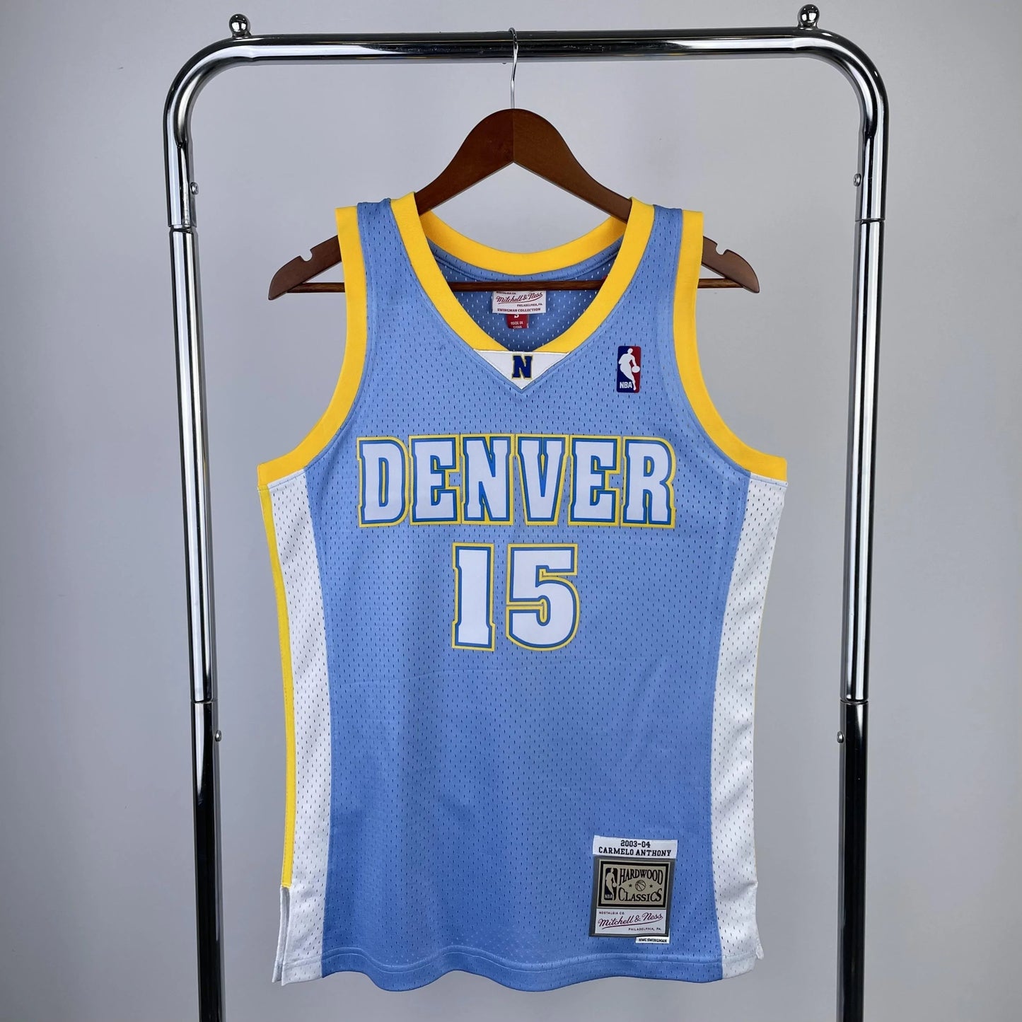 Swingman Denver Nuggets Mitchell & Ness Hardwood Classics 2003/04 Jersey