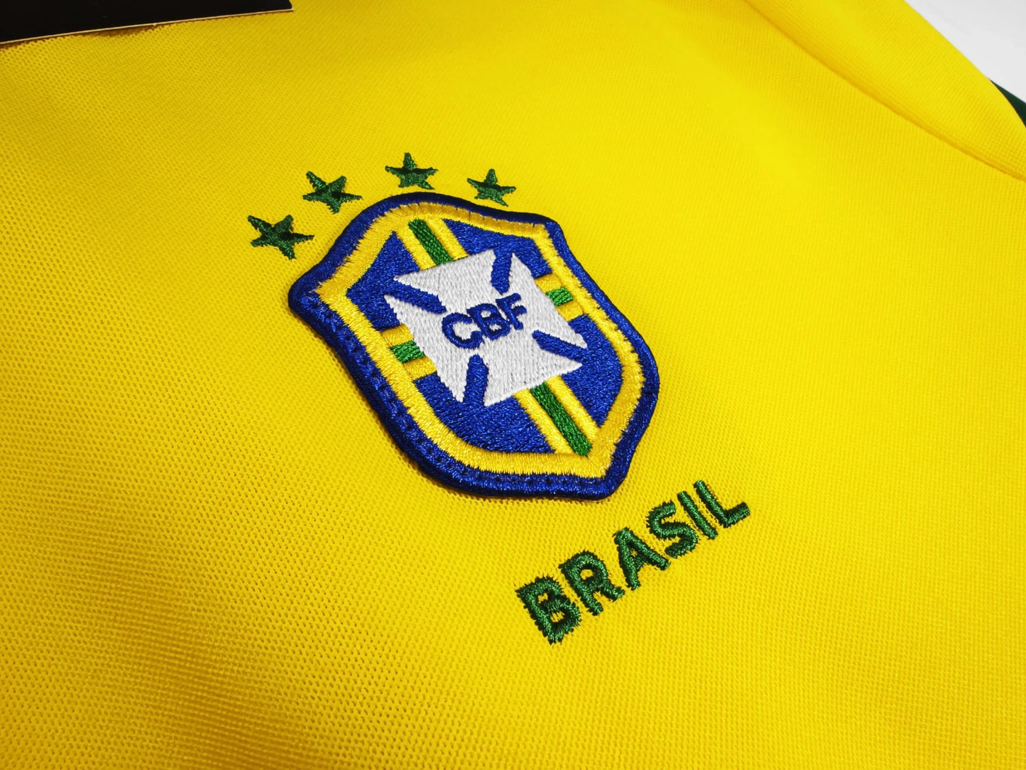 Brazil 1996/97 Home Retro Long Sleeve Shirt
