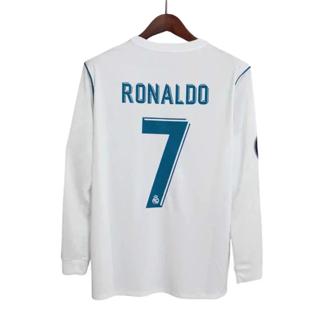 Real Madrid 2017/18 Retro Ronaldo #7 (Patches) Shirt