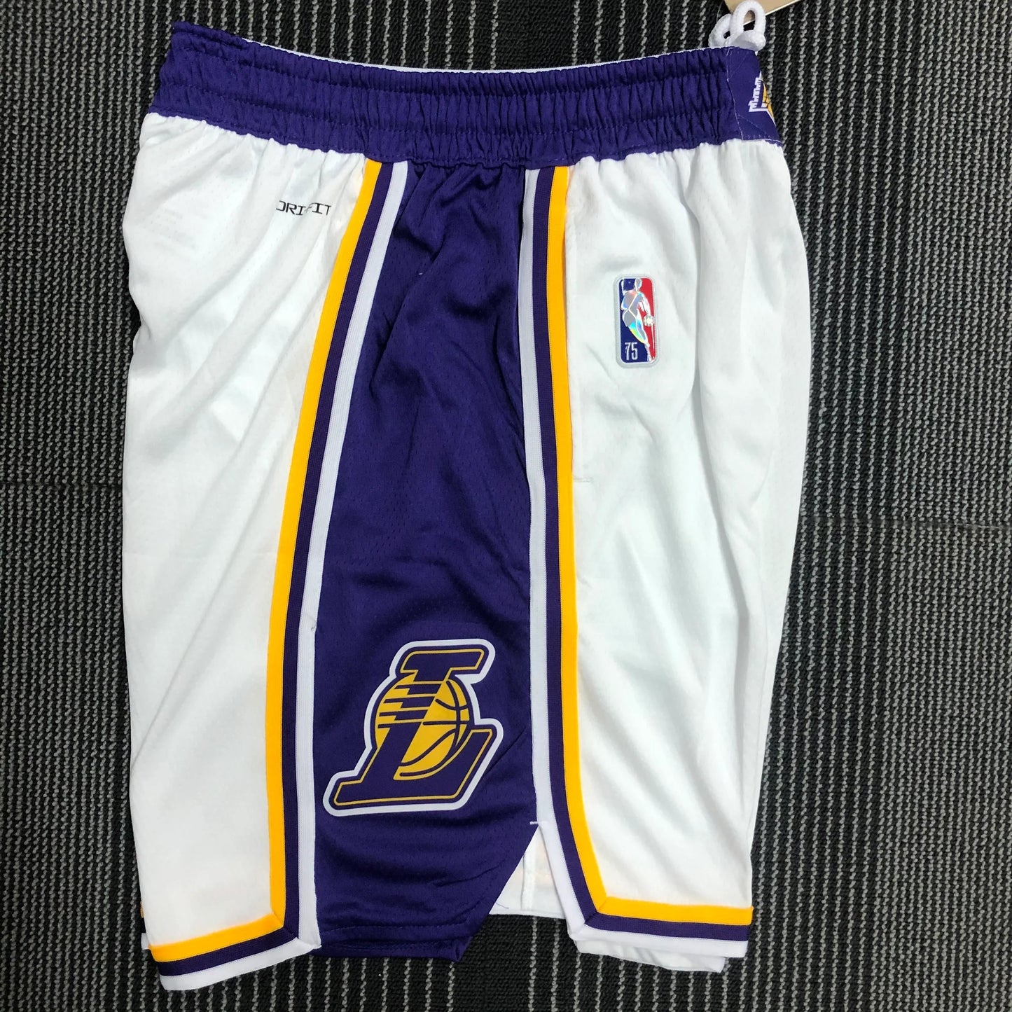 Los Angeles Lakers Association Edition Diamond 75th Shorts