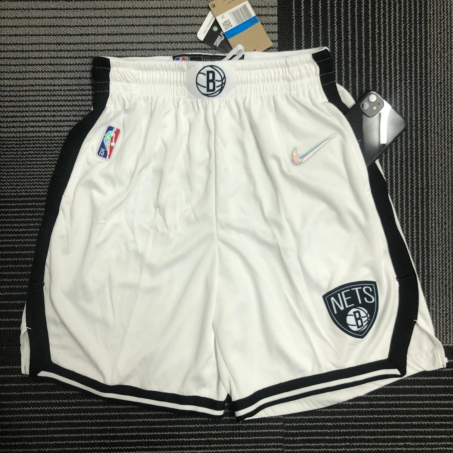 Brooklyn Nets Association Edition Diamond 75th Shorts
