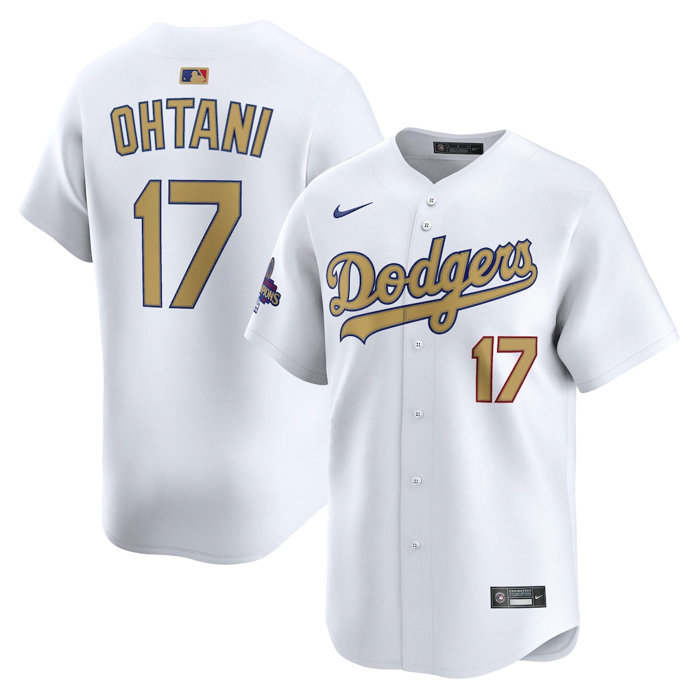 Dodgers Edition World Series 2025 Gold Jersey