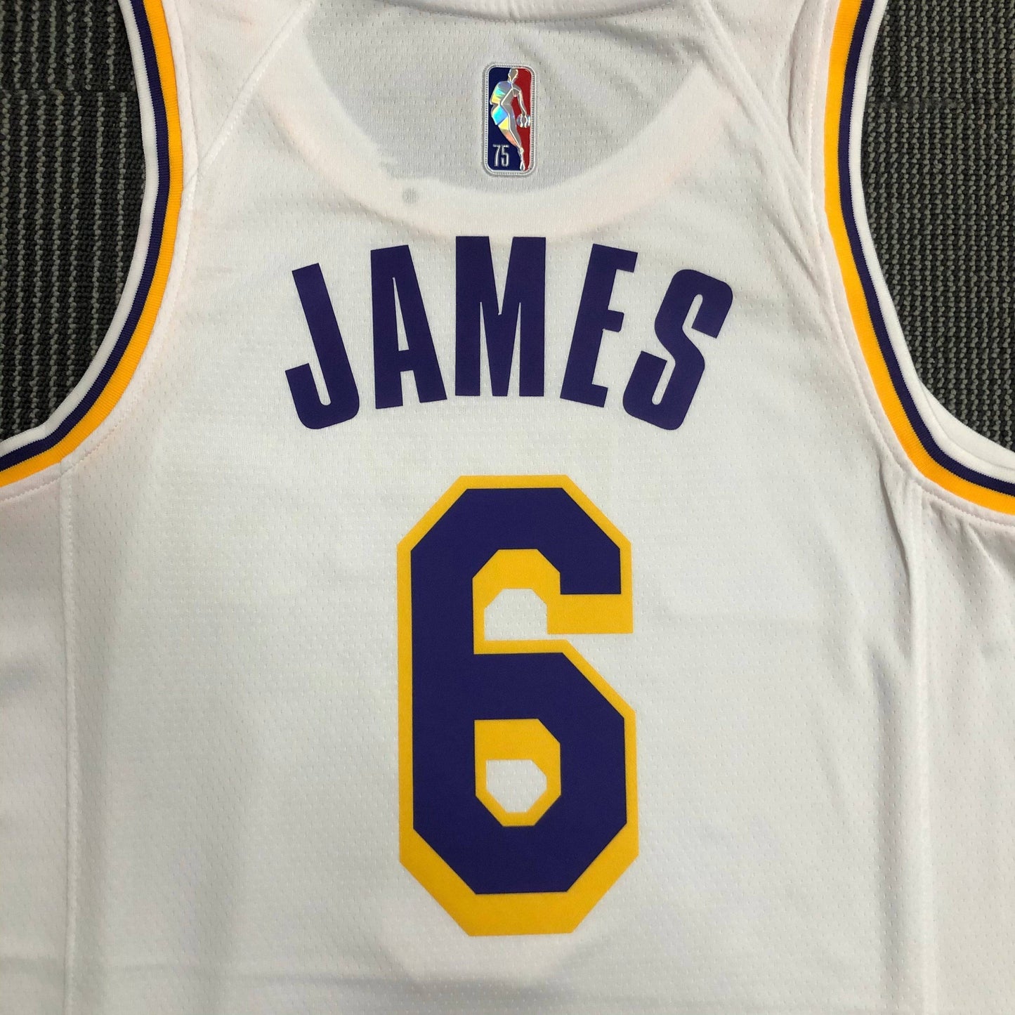 Los Angeles Lakers Association Edition Diamante 75th Jersey