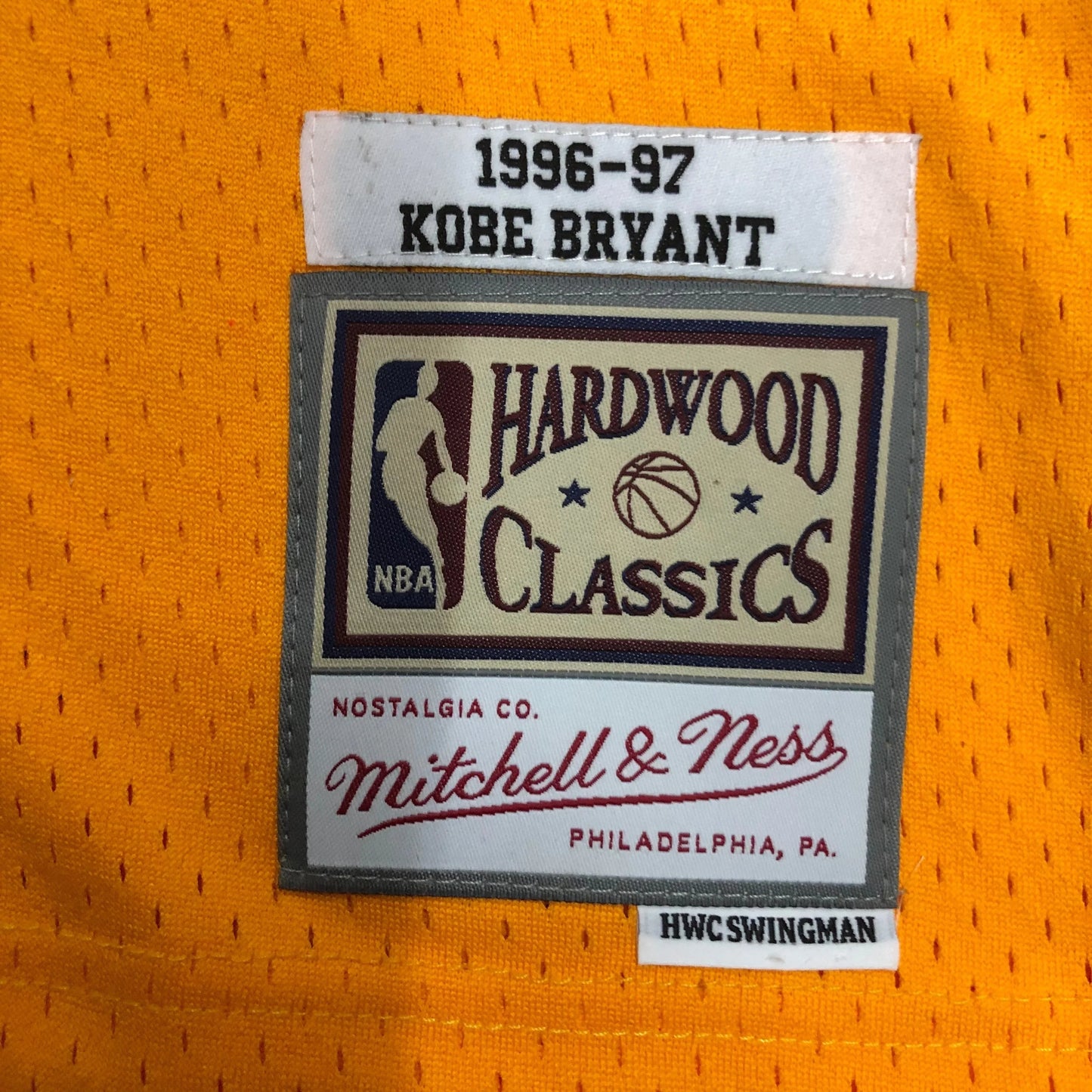 Swingman Los Angeles Lakers Mitchell & Ness Hardwood Classics 1996/97 Jersey