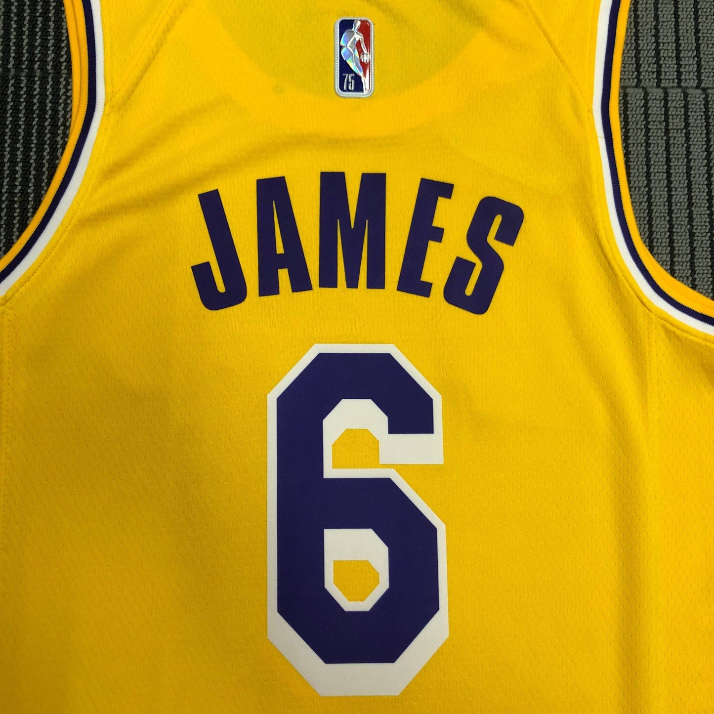 Los Angeles Lakers Icon Edition Diamante 75th Jersey