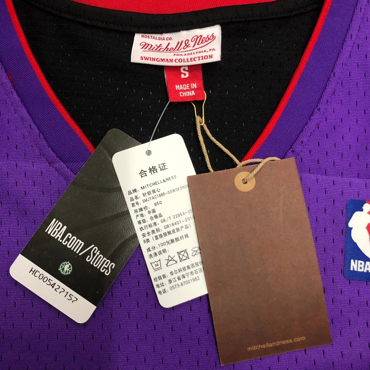 Swingman Toronto Raptors Mitchell & Ness Hardwood Classics 1999/00 Jersey
