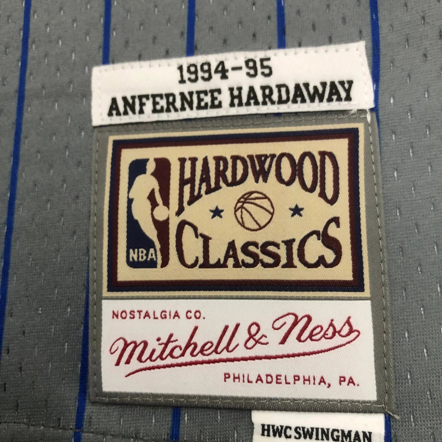 Swingman Orlando Magic Mitchell & Ness Hardwood Classics 1994/95 Gray Jersey
