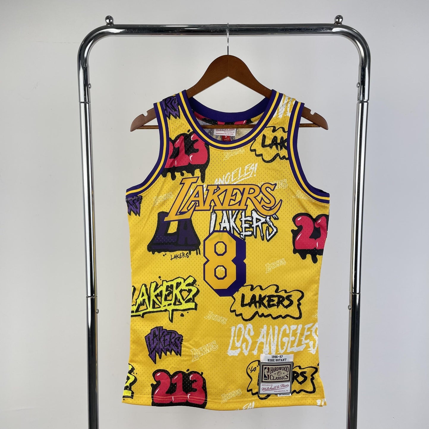 Swingman Slap Sicker Los Angeles Lakers Mitchell & Ness 1996/97 Jersey