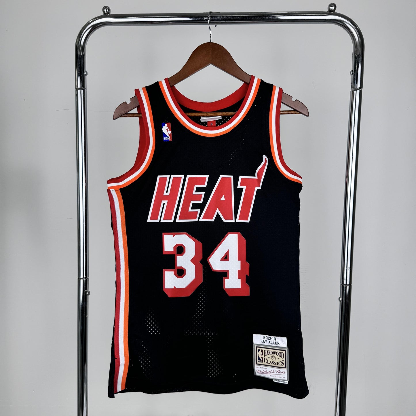 Swingman Miami Heat Mitchell & Ness Hardwood Classics 2013/14 Jersey