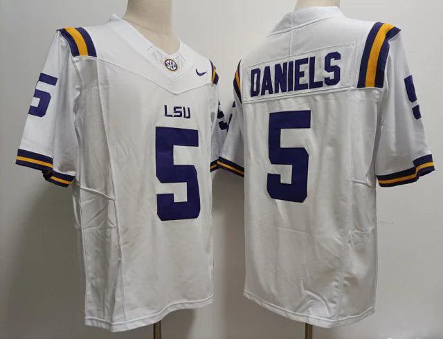 NCAA LSU Tigers White Jersey