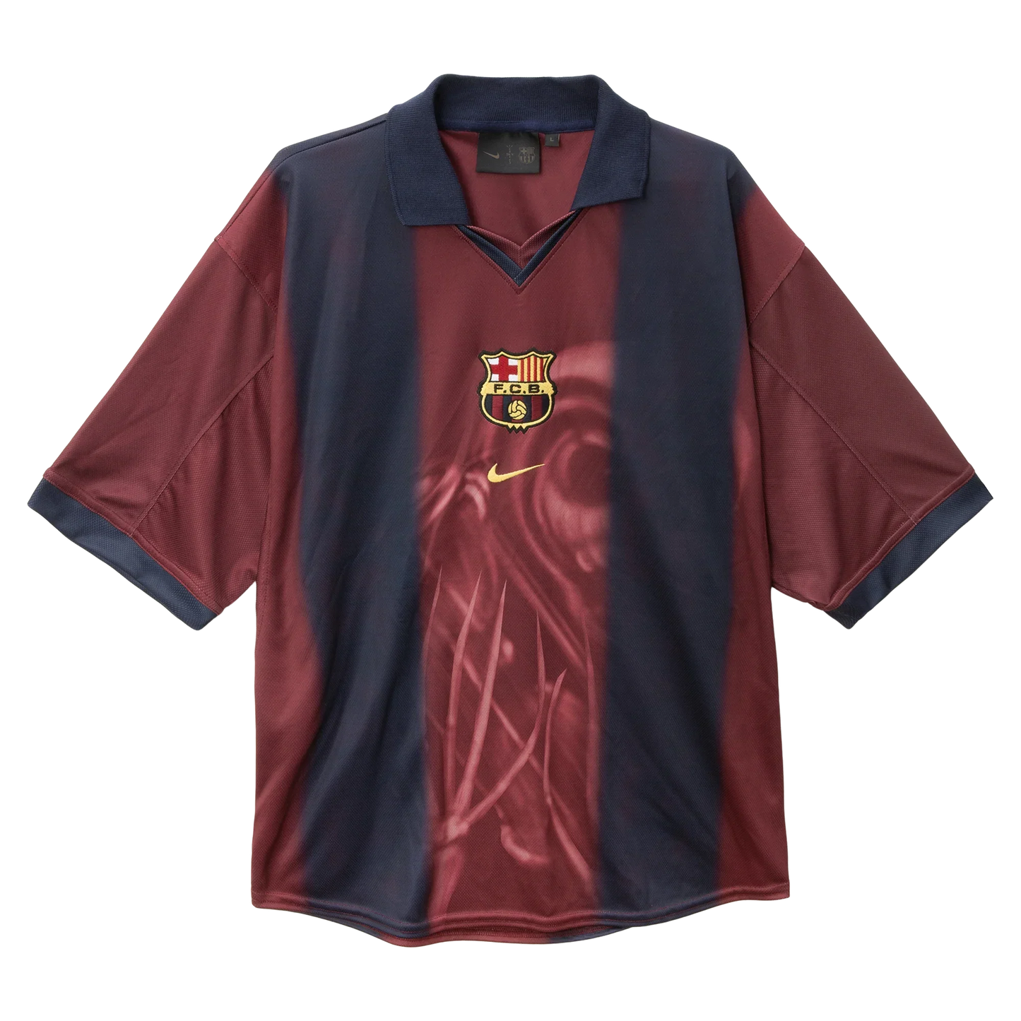 CJ x Barcelona Retro 2000/01 Home Skeleton Jersey