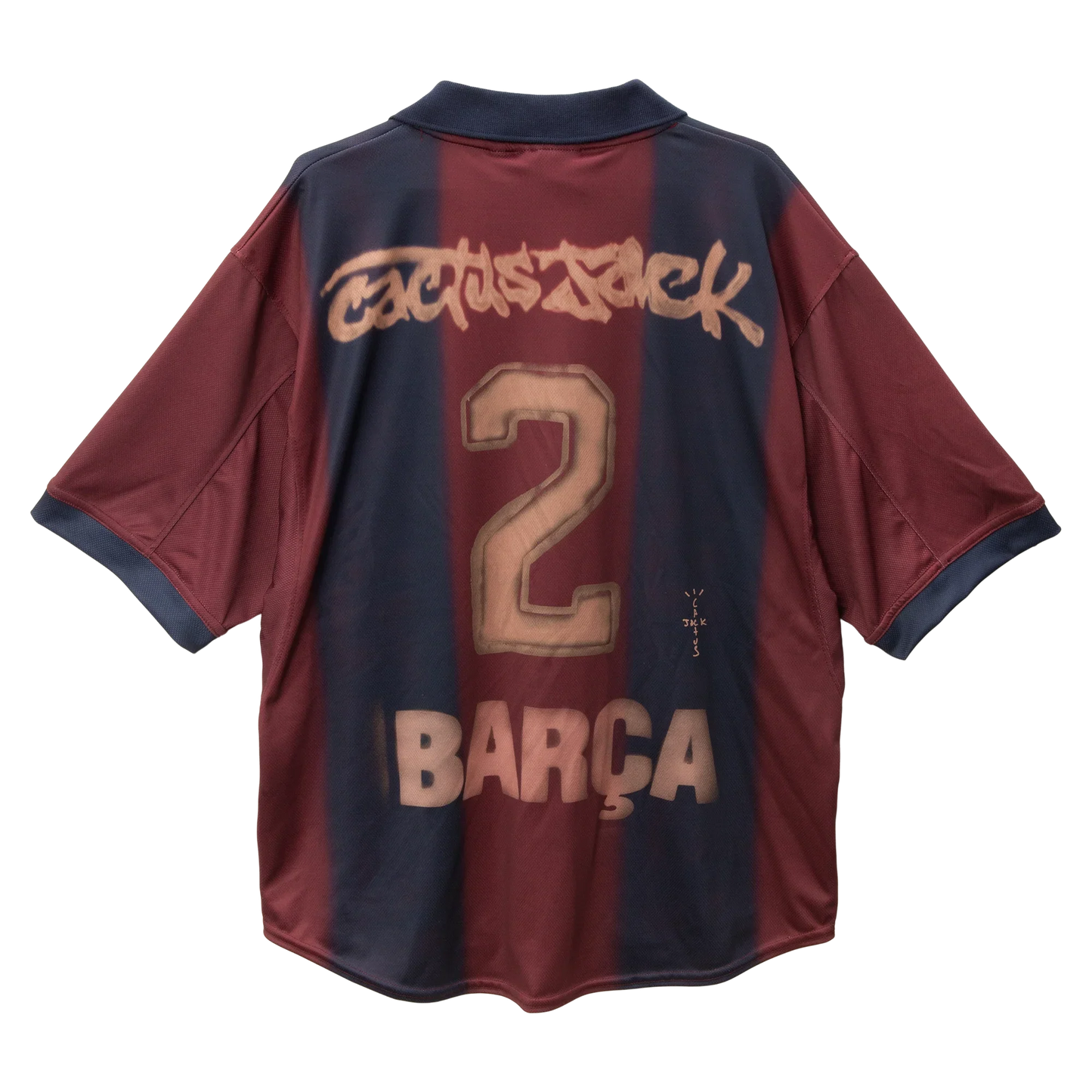 CJ x Barcelona Retro 2000/01 Home Skeleton Jersey