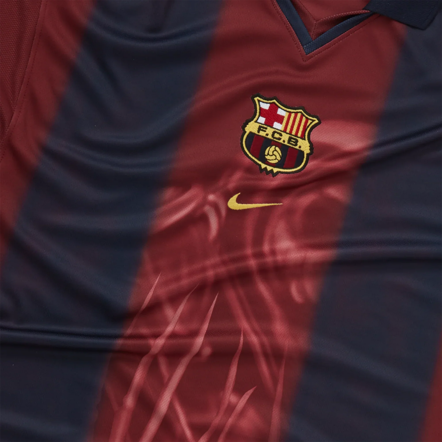 CJ x Barcelona Retro 2000/01 Home Skeleton Jersey