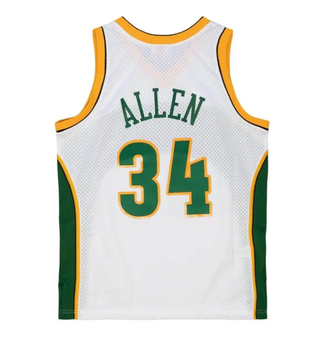 Swingman Seattle Supersonics Mitchell & Ness Hardwood Classics 2006/07 Jersey